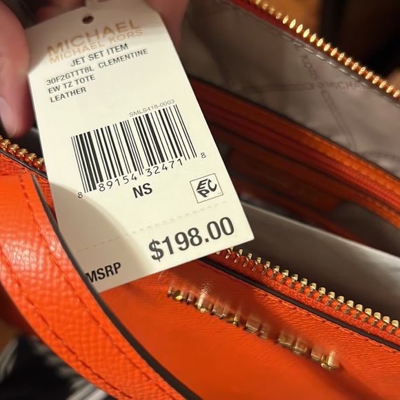Michael Kors Jet Set Tote Clementine - Picture 5 of 5